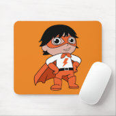 Super Boy Action Hero Mousepad (Mit Mouse)