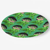 Super Boy Action Hero Pappteller (Schrägansicht)