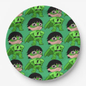 Super Boy Action Hero Pappteller (Vorderseite)