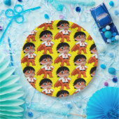 Super Boy Action Hero Pappteller (Party)