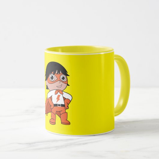 Super Boy Action Hero Tasse (VorderseiteRechts)