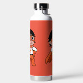 Super Boy Action Hero Trinkflasche (links)