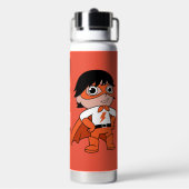 Super Boy Action Hero Trinkflasche (Hinten)