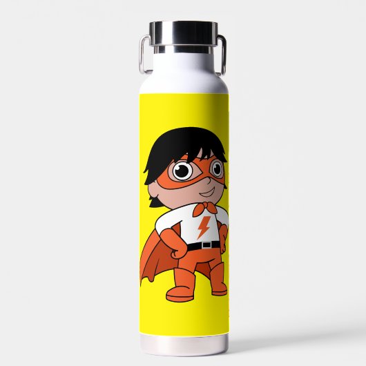 Super Boy Action Hero Trinkflasche (Vorne)