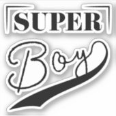 Super Boy Aufkleber (Vorderseite)