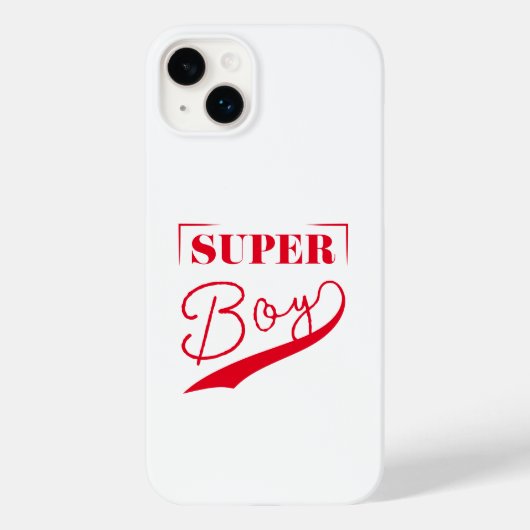 Super Boy Case-Mate iPhone Hülle (Rückseite)