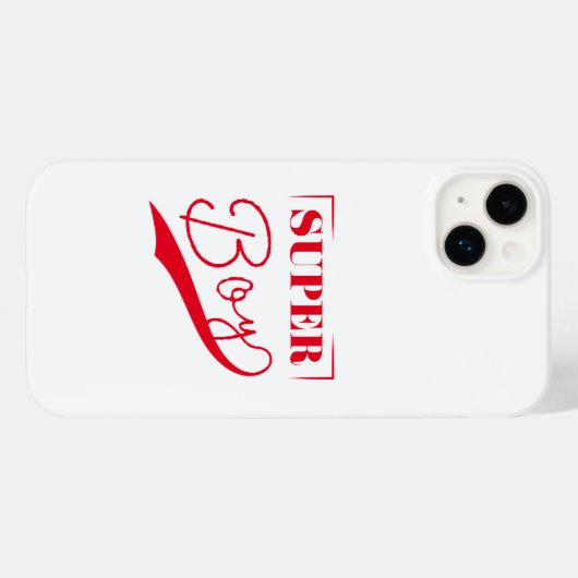 Super Boy Case-Mate iPhone Hülle (Rückseite (Horizontal))