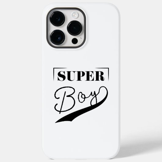 Super Boy Case-Mate iPhone Hülle (Rückseite)