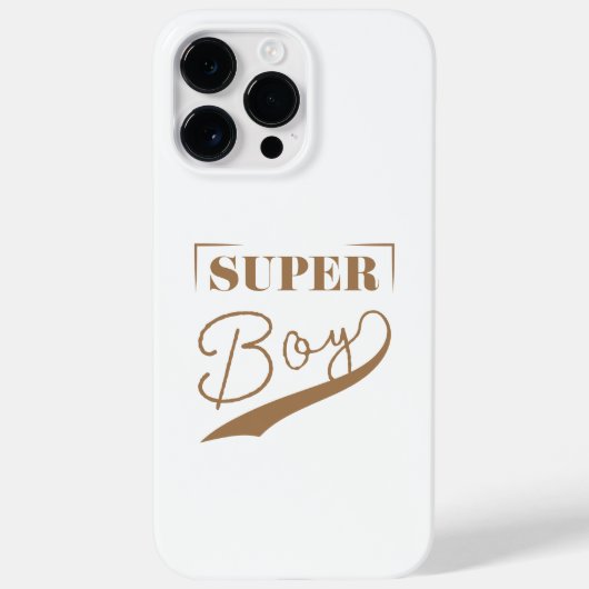 Super Boy Case-Mate iPhone Hülle (Rückseite)