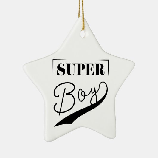 Super Boy Keramik Ornament (Rechts)