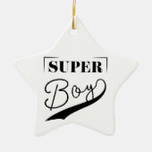 Super Boy Keramik Ornament (Vorne)