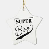 Super Boy Keramik Ornament (Links)