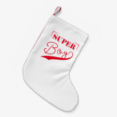 Super Boy Kleiner Weihnachtsstrumpf (Vorderansicht (hängend))