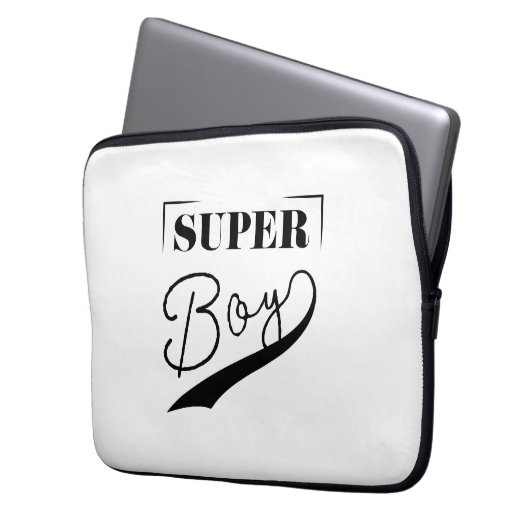 Super Boy Laptopschutzhülle (Vorderseite Links)