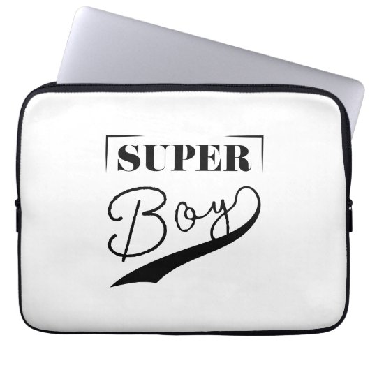 Super Boy Laptopschutzhülle (Vorderseite)