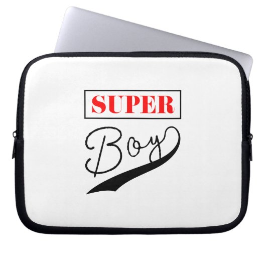 Super Boy Laptopschutzhülle (Vorderseite)