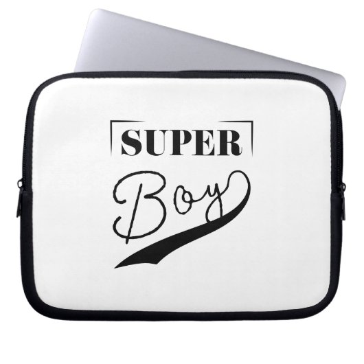 Super Boy Laptopschutzhülle (Vorderseite)