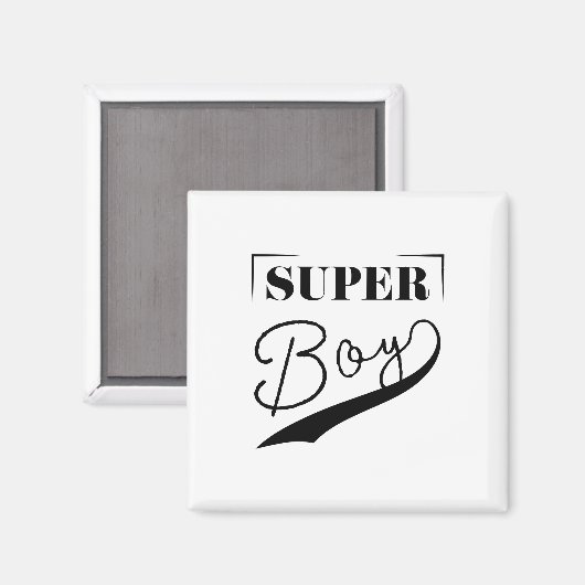 Super Boy Magnet (Vorderseite/Rückseite)