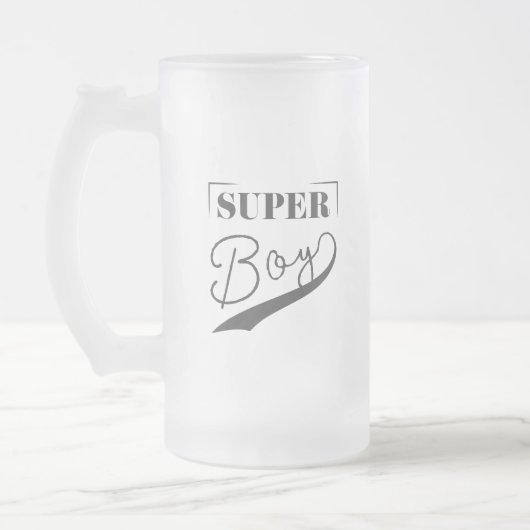 Super Boy Mattglas Bierglas (Links)