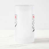 Super Boy Mattglas Bierglas (Mittel)