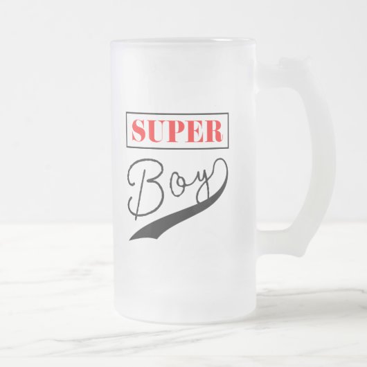 Super Boy Mattglas Bierglas (Rechts)