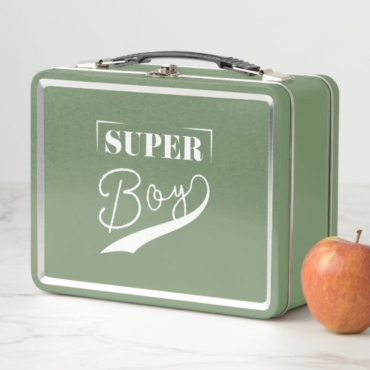 Super Boy Metall Brotdose (Beispiel)