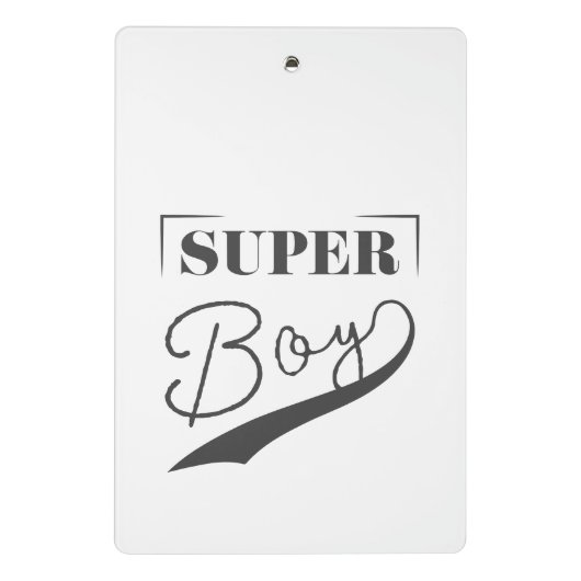 Super Boy Mini Klemmbrett (Rückseite)