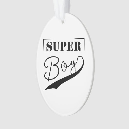 Super Boy Ornament (Vorderseite)