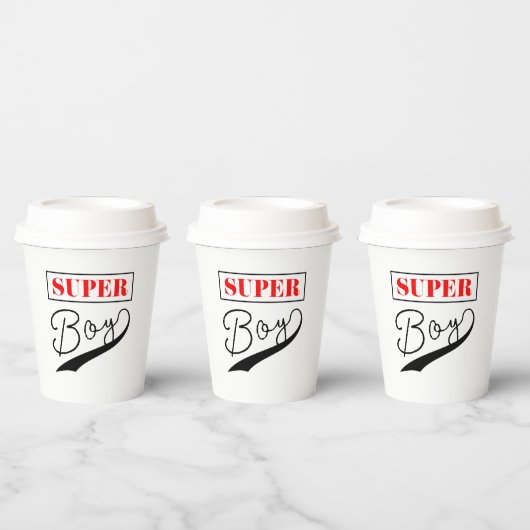 Super Boy Pappbecher (Multi)