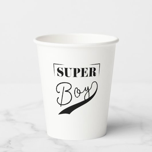 Super Boy Pappbecher (Rückseite)