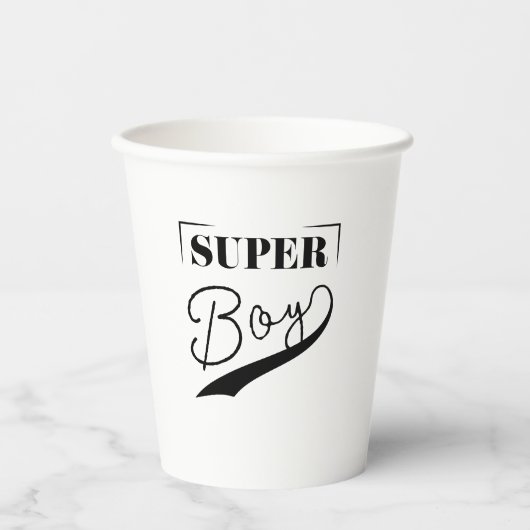 Super Boy Pappbecher (Vorderseite)