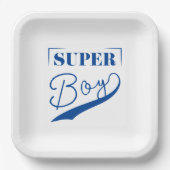 Super Boy Pappteller (Vorderseite)