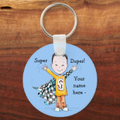 Super Boy Schlüsselanhänger oder Rucksack Zubehör! (Vorderseite)