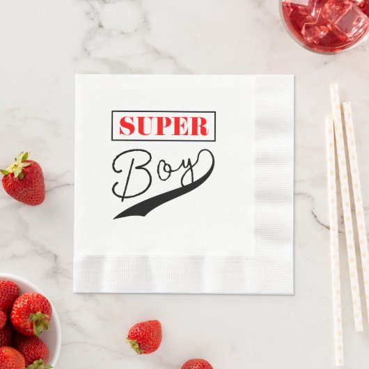Super Boy Serviette (Beispiel)
