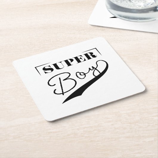 Super Boy Untersetzer (angewinkelt)