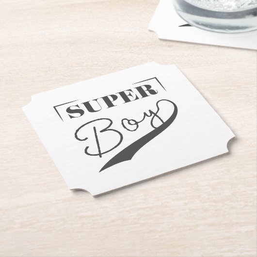 Super Boy Untersetzer (angewinkelt)