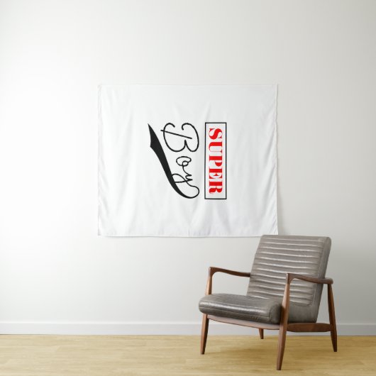 Super Boy Wandteppich (Beispiel (Horizontal))