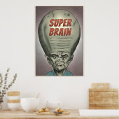 Super Brain Poster (Küche)