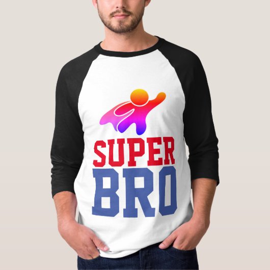 SUPER BROTHER SUPERHERO T - Shirt (Vorderseite)