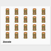 Super Burger Sticker (Blatt)
