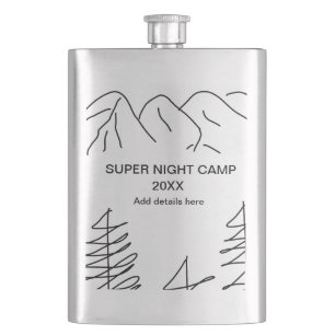 Super Camp Sommer Winter Name Jahr Reise Impfung Flachmann