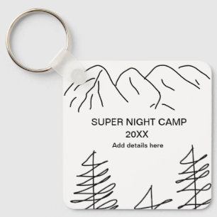 Super Camp Sommer Winter Name Jahr Reise Impfung Schlüsselanhänger