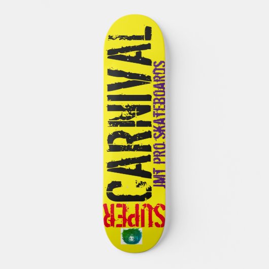 SUPER CARNIVAL Skateboard (Vorderseite)