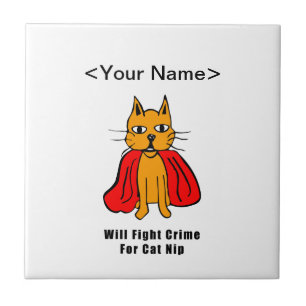 Super Cat Fight Crime For Catnip ( Name hinzufügen Fliese