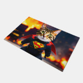 Super Cat Fußmatte (Schrägansicht)