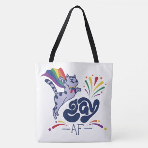 Super Cat Gay AF Totbeutel Tasche