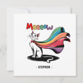 Super Cat Meeeow - Rainbow Cape Pride Cat (Vorderseite)