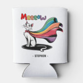 Super Cat Meeeow - Rainbow Cape Pride Cat Dosenkühler (Rückseite)