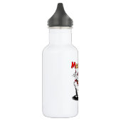 Super Cat Meeeow - Rainbow Cape Pride Cat Edelstahlflasche (Links)