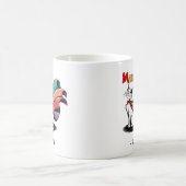 Super Cat Meeeow - Rainbow Cape Pride Cat Kaffeetasse (Mittel)